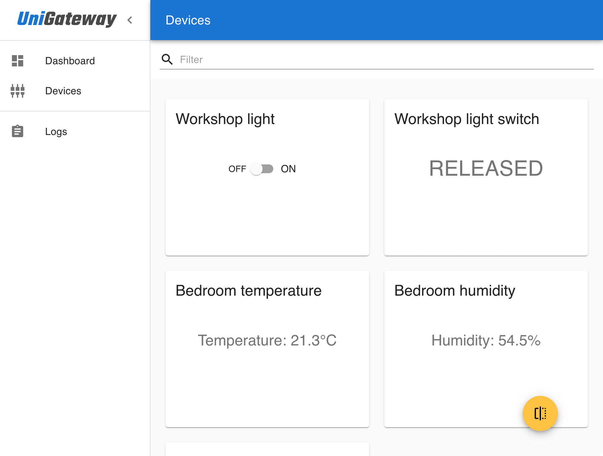 UniGateway UI